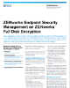 Opuscolo su ZENworks Endpoint Security Management e ZENworks Full Disk Encryption